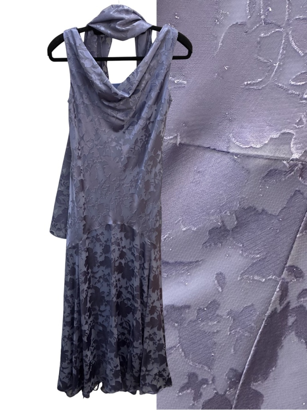 Alex Evenings Periwinkle evening gown 4